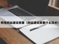 大庆教程网站建设需要（网站建设需要什么技术）